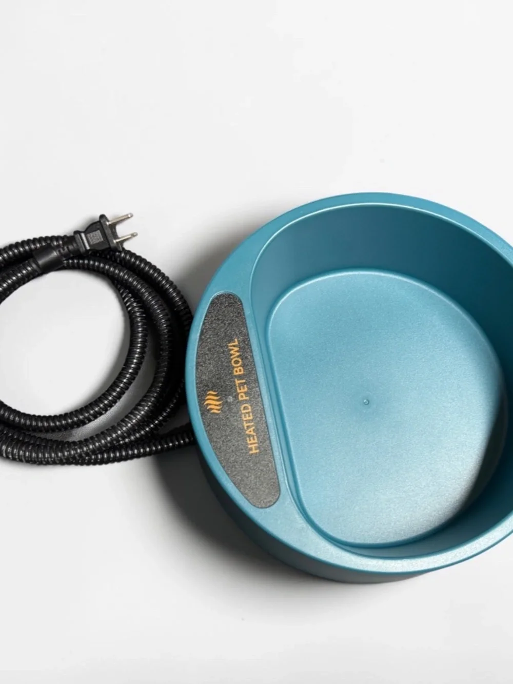 Heated Pet Water Bowl Outdoor Dog Cat Water Dish 74oz New